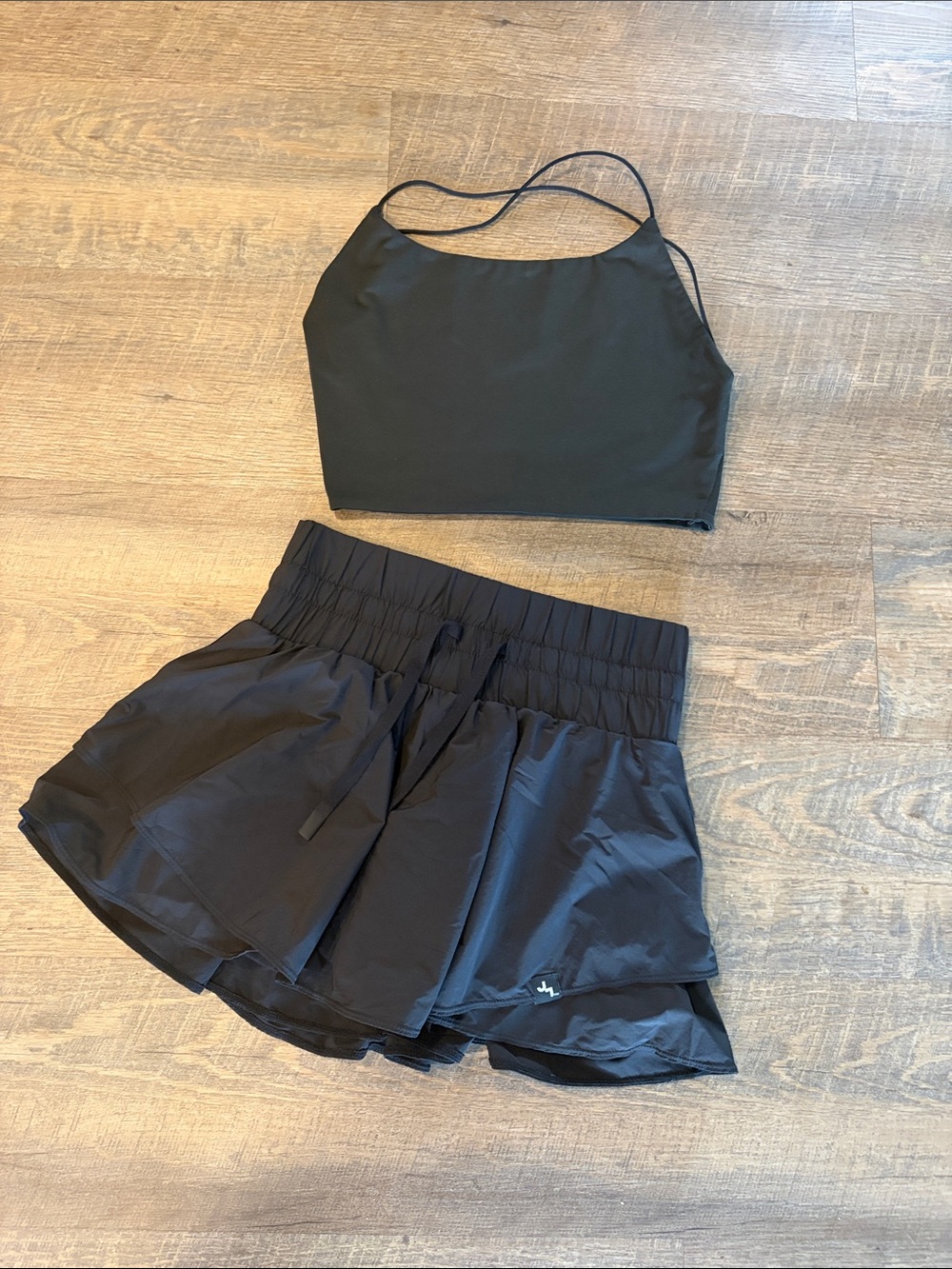 JoyLab Black Layered Athletic Skort XS